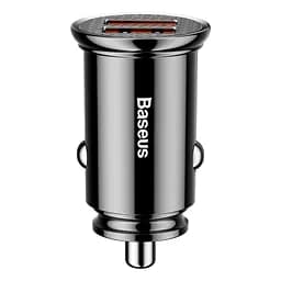 Автомобільний зарядний пристрій Baseus Circular Plastic A+A 30W Dual QC3.0 Чорний (CCALL-YD01) - мініатюра 5