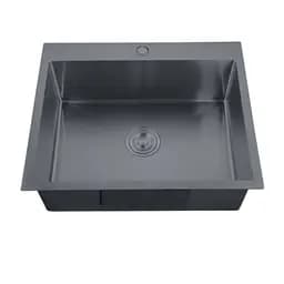 Кухонная мойка Zerix ZH5045-215 Nano-Black MX1580, Графит