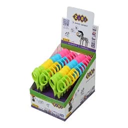 Ножиці дитячі, 128 мм, із 3D-ручками, кольори асорті