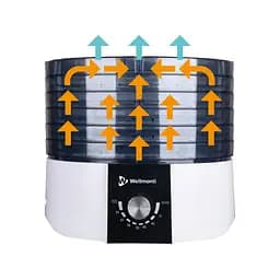 Сушарка для овочів і фруктів Wellmonti WM-1011 520 Вт/6 лотків 23 л 32 см - мініатюра 2