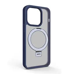 Чехол для Apple iPhone 13 Pro, Unit Stand, синий, MagSafe, противоударный защитный чехол-панель с подставкой, поддержкой магнитных держателей и беспроводной зарядки, защита всего корпуса, силикон + поликарбонат, ArmorStandart (ARM74899)