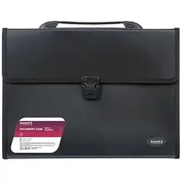 Портфель Axent А4 на 3 відділення чорний (1601-01-A)