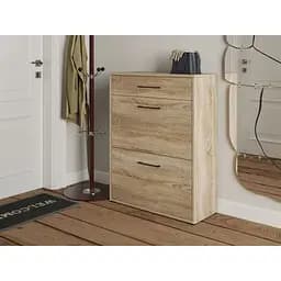 Полиця для взуття Flamecame на 3 шухляди з ДСП II FT-7 Дуб сонома