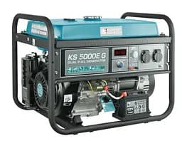 Генератор бензиновий газ/бензин Konner&Sohnen 4/4.5 кВт KS 5000E G - мініатюра 3