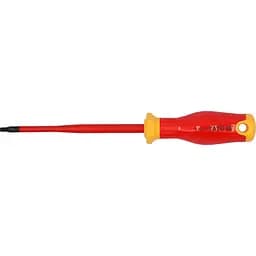 Отвертка из шлица Yato Torx диэлектрическая изолированная T20х 125/223 мм оголенный шлиц 17 мм (YT-282671)