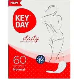 Ежедневные гигиенические прокладки Key Day Daily Normal 60 шт.