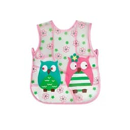 Слинявчик клейончатий на зав`язках Mega Zayka MGZ-0607(Pink)