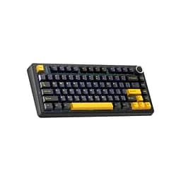Клавіатура Aula F75 Gasket Greywood V3 switch Hot-Swap PBT Wireless/Bluetooth/USB Black (6948391208626) - мініатюра 3