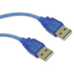 Кабель USB AM-AM, 1.5 м, синій