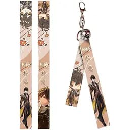 Брелок тканевый  Геншин Импакт Чжун Ли Genshin Impact Zhongli 10 см