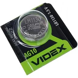 Батарейка Videx ЦБ-00001691 AG10 (LR1130) 1 шт.