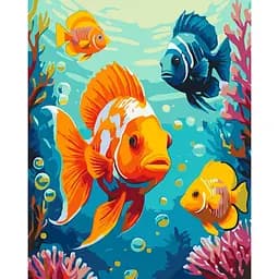 Набор для росписи ArtCraft Яркие рыбки 40х50 см (11694-AC)