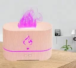 Зволожувач повітря з камінням Aroma Diffuser UV-2 FT-1923 Рожевий - мініатюра 4