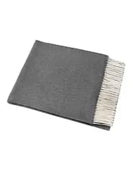 Плед бавовняний Миами Alice Vladi білий-дим 140х200