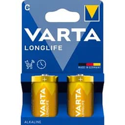 Батарейки Varta Longlife C Bli Alkaline, 2 шт.