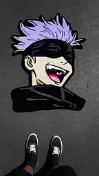Carpet Gojo Satoru Magic battle GoJo Satoru Jujutsu Kaisen 50*80 cm G S 52 - мініатюра 3