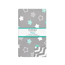 Підковдра дитяча Cosas Grey Stars 110х140 см сіра (StarZig_ZigGrey_140q)