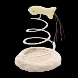 Іграшка для котів дразнилка Рибка на пружині 20х6х3 см (34041)