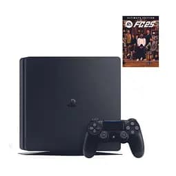 Консоль Sony PlayStation 4 SLIM 500GB Black обслугована + Геймпад бездротовий DualShock 4 + EA Sports FC 25 Ultimate Edition + гарантія б/в