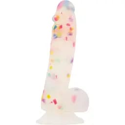 Фалоімітатор з конфетті Addiction - Party Marty 7.5