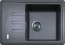 Кухонна мийка Adamant SLIM сіра 615x430x200 мм, з крилом 61,5 см