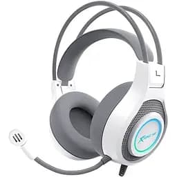 Ігрова гарнітура Xtrike Me GH-515 USB+3.5 мм 7 режимів RGB кабель 2 м біла