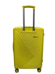 Валіза середня Milano bag 050 поліпропілен M Жовтий - мініатюра 5