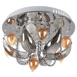 Люстра Brille торт стельова з пультом LED E14 CH (BCL-419S/3)