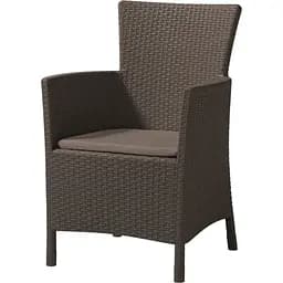 Кресло садовое пластиковое Allibert Keter Iowa brown