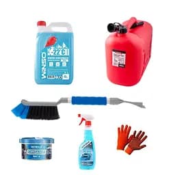 Зимний набор автопомощи (лопата, канистра, щетка)(na_80)