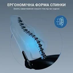 Крісло для геймерів Anda Seat Luna Pro Size L Black Fabric (AD18T-44-B-F) - мініатюра 5