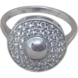 Срібне кільце Лазурит з фіанітами. 1960р 17