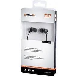 Навушники Real-El Z-1500 Mobile Black (EL124100034) - мініатюра 2
