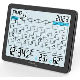 Годинник-календар настільний Technoline WT2600 Black (WT2600)