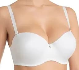 Бюстгальтер балконет пуш-ап DOLORES 012 06 03 Effetto Lingerie срібний-півонія 75C
