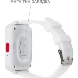 Дитячий смарт-годинник з відеодзвінком AmiGo GO006 GPS 4G WIFI VIDEOCALL White Білі - мініатюра 5