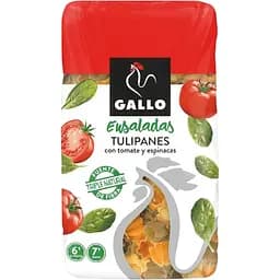 Макаронні вироби Gallo Ensaladas Tulipanes Тюльпани з томатами і шпинатом 450 г