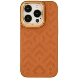 Чохол-накладка Kajsa Briquette Collection Rhombus Apple iPhone 14 Pro Max Brown
