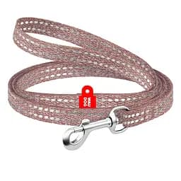 Поводок для кошек и мелких пород собак из восстановленного хлопка Waudog Re-cotton светоотражающий XS Ш 10 мм Д 200 см (4823089356730)