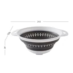 Друшляк складаний MBM My Home KP-74 M біло-сірий 2.5 л  (KP-74 M WHITE/GRAY) - мініатюра 2