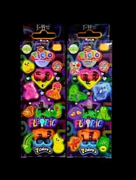 Набор теста для лепки "FLUORIC" 7 шт TMD-FL-7U Danko Toys, в коробке Микс