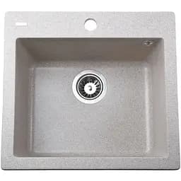 Гранітна мийка Globus Lux Aosta мигдаль 490x455мм-А0008