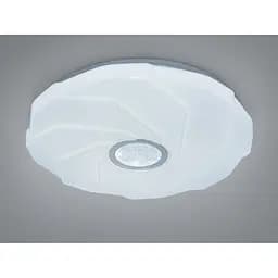 LED люстра Romin 34 Вт біла хром до 6 м² без пульта