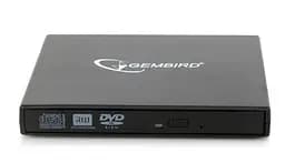 Оптичний привід Gembird Black, DVD+/-RW, USB 2.0 (DVD-USB-02) - мініатюра 2