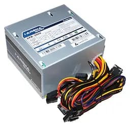 Блок питания 500 Вт, Chieftec IARENA, серебристый, 80+ Standart, Active PFC, 120 мм, 3xMolex/5xSATA/1x6+2-pin/1x4+4-pin