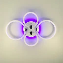 LED люстра з кільцями, що розсіює світло на 360° Line.F A 2838/2+2 RGB LED - мініатюра 4