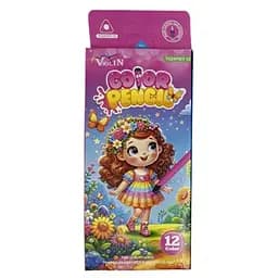 Карандаши пластиковые, 12 цветов, 241107-12 (в ассортименте)