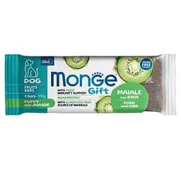Лакомство для щенков Monge Gift Dog Puppy and Junior свинина с киви, 100 г (70085854)