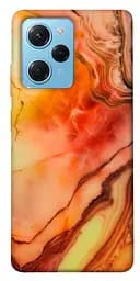 Чехол Demsky Красный коралл мрамор для Xiaomi Poco X5 Pro 5G