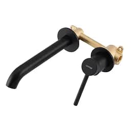 Вбудований змішувач для раковини Gappo чорний G1206-6 Чорний матовий